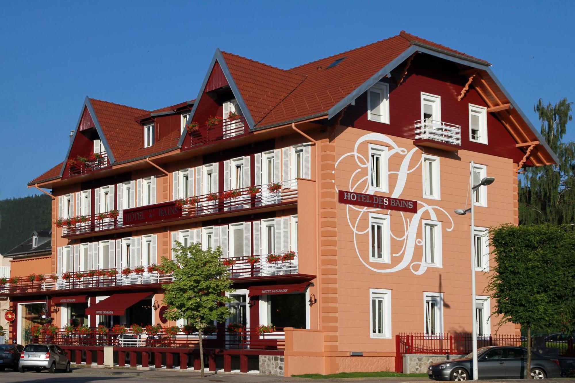 Logis Hotel Des Bains ジェラールメ エクステリア 写真