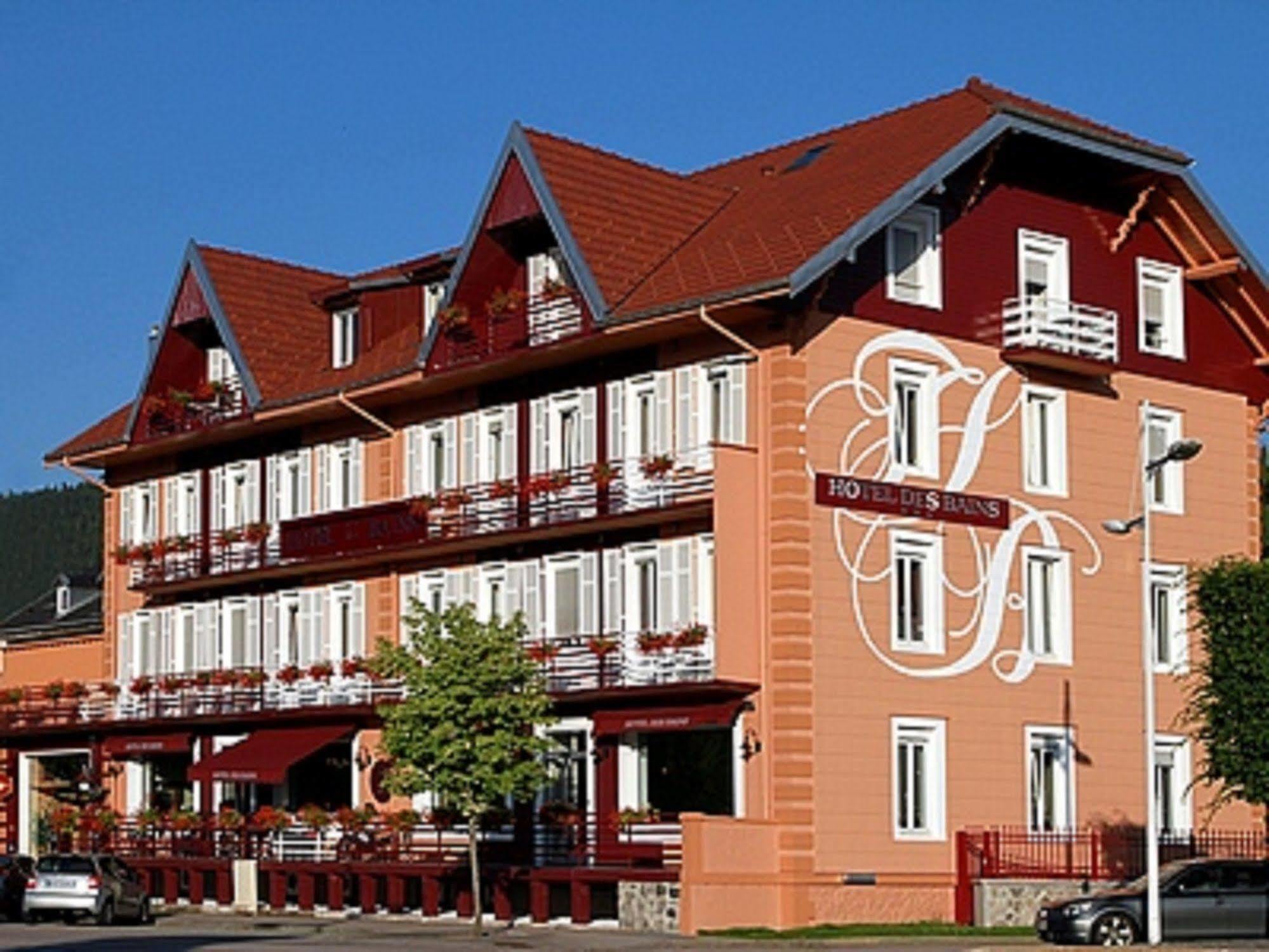Logis Hotel Des Bains ジェラールメ エクステリア 写真