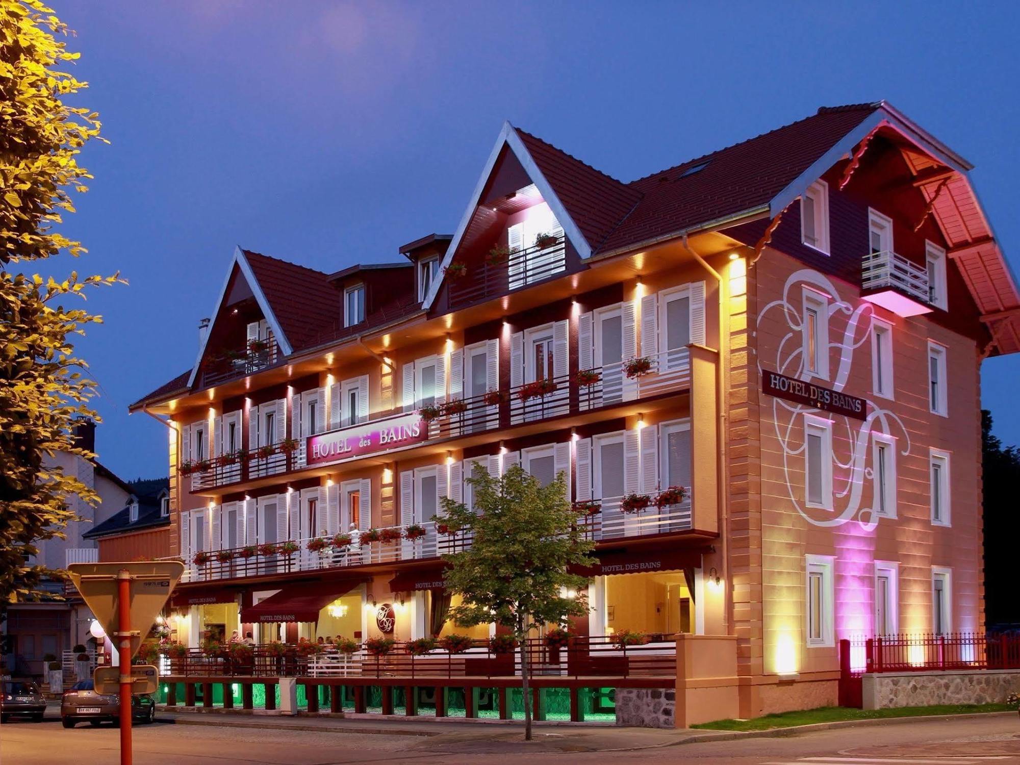 Logis Hotel Des Bains ジェラールメ エクステリア 写真