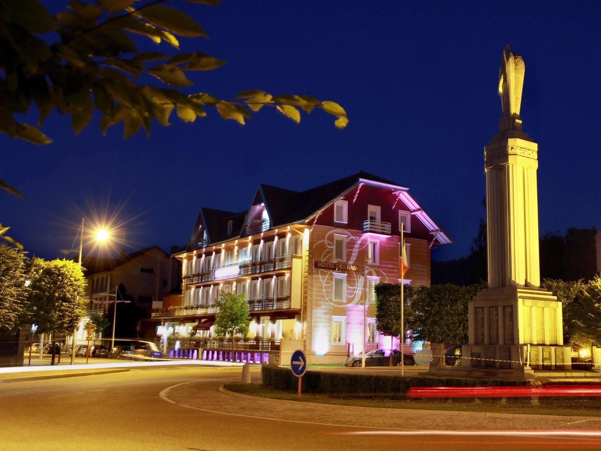 Logis Hotel Des Bains ジェラールメ エクステリア 写真